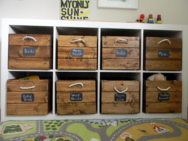 Organising toys by category
